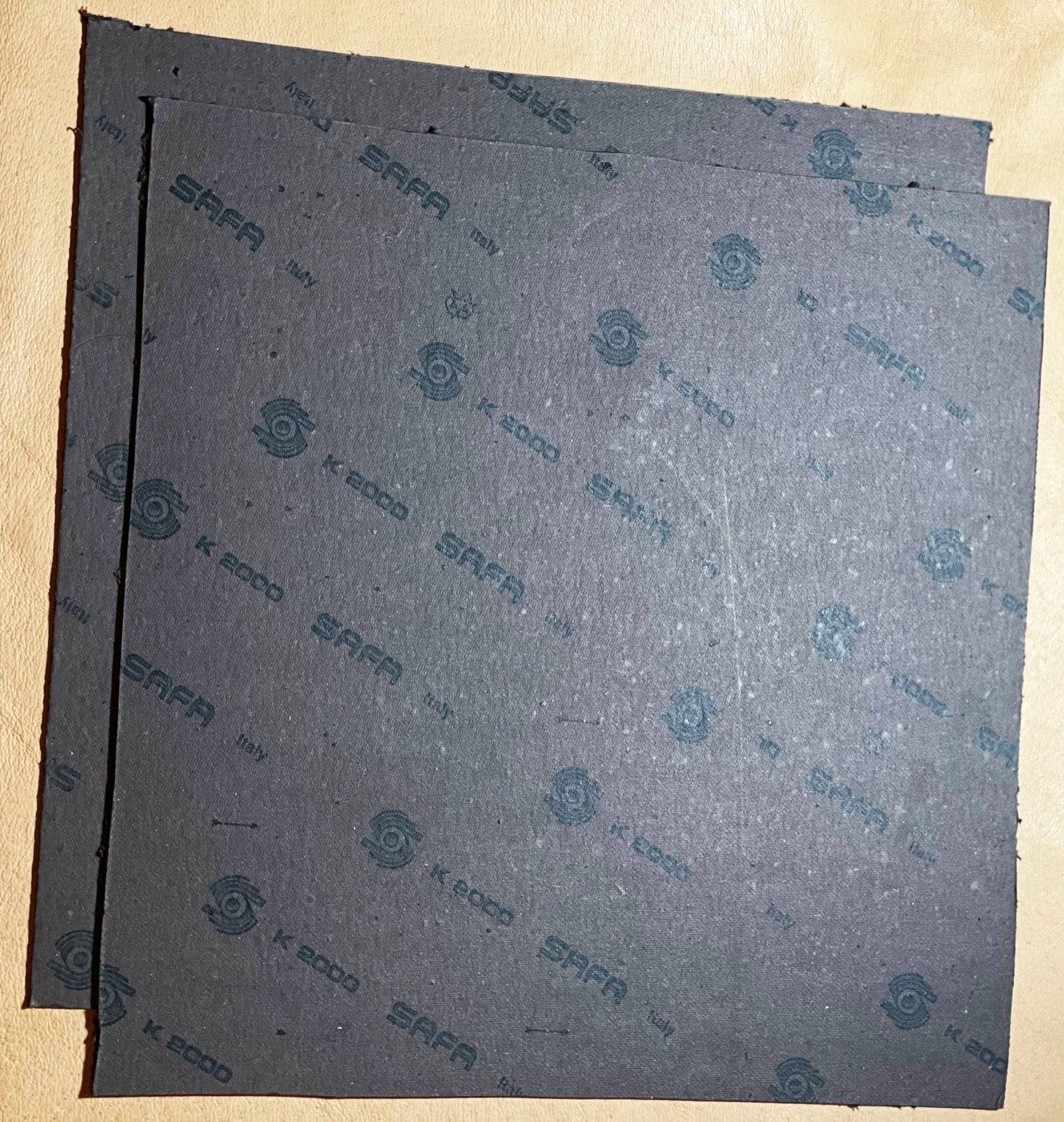 Shank Boards, make professional midsoles for your handmade shoes and boots with this pair of shank boards; and bring that dream pair of footwear to reality "your style-your way."   Dimensions:  Sheet size: 11.5 x 11.5 inches  Sheet Thickness: 2mm  Stiffness: Firm/Ridged